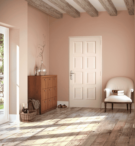 Visuel porte blindée maison FORSTYL avec moulure