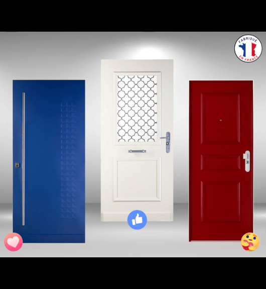Visuel de plusieurs portes blindées à Saint-Etienne