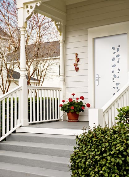 Visuel porte blindee maison STYLEA S blanche