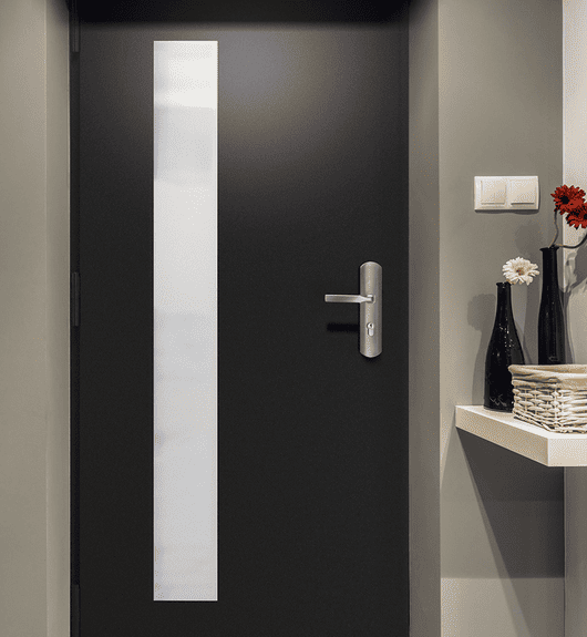 Visuel porte blindée maison STYLEA noire